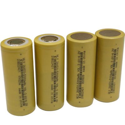 इलेक्ट्रिक स्कूटर के लिए FCC प्रमाणित ली आयन बैटरी सेल 26650 5000MAh