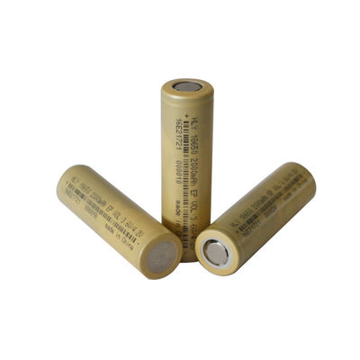 2000mah 18650 रिचार्जेबल लिथियम आयन बैटरी सेल 500 गुना उच्च दर
