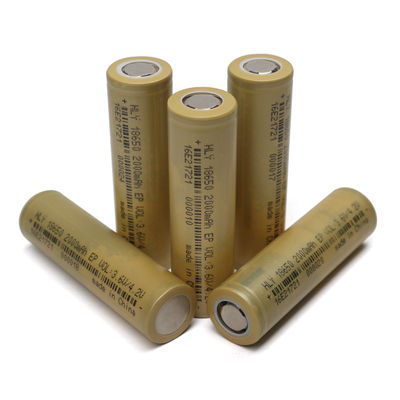 2000mah 18650 रिचार्जेबल लिथियम आयन बैटरी सेल 500 गुना उच्च दर
