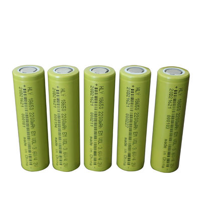 इलेक्ट्रिक बाइक के लिए HLY रिचार्जेबल बेलनाकार 2200mah 18650 बैटरी