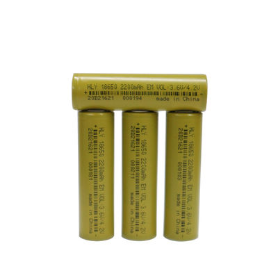 3.6 वोल्ट 18650 2200mah सुपर रिचार्जेबल ली आयन बैटरी उच्च क्षमता