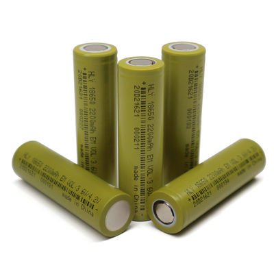 3.6 वोल्ट 18650 2200mah सुपर रिचार्जेबल ली आयन बैटरी उच्च क्षमता