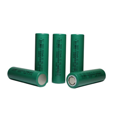 लंबी साइकिल 3.6V 2500mah रिचार्जेबल लिथियम आयन बैटरी सेल 18650 हाई पावर RoHS