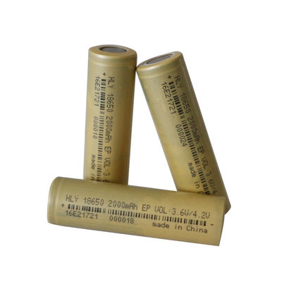 मोबाइल पावर 2000mah 18650 बैटरी रिचार्जेबल UN38.3 तेज टॉर्च के लिए