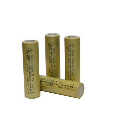 इलेक्ट्रिक स्कूटर के लिए उच्च सुरक्षा 3.6 वोल्ट रिचार्जेबल 2000mah 18650 बैटरी