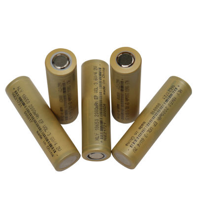 इलेक्ट्रिक रिक्शा के लिए लिथियम आयन सेल 3.6V 18650 2000mah बैटरी