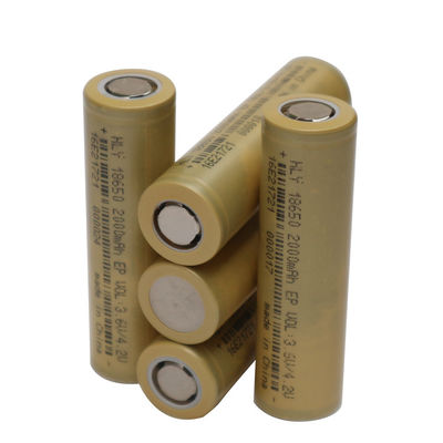 वैक्यूम क्लीनर के लिए 3.6V उच्च क्षमता 2200mah 18650 रिचार्जेबल लिथियम बैटरी