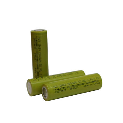 500 टाइम्स 3.6 वोल्ट लिथियम 2200mah 18650 बैटरी रिचार्जेबल उच्च ऊर्जा घनत्व