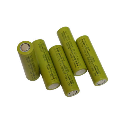 500 टाइम्स 3.6 वोल्ट लिथियम 2200mah 18650 बैटरी रिचार्जेबल उच्च ऊर्जा घनत्व