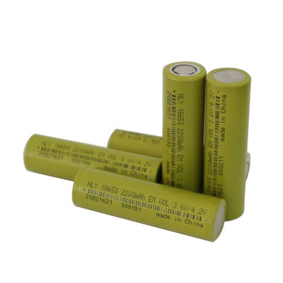 बिजली की आपूर्ति 2200mah लिथियम रिचार्जेबल इलेक्ट्रिक कार बैटरी सेल 3.6 वोल्ट 18650