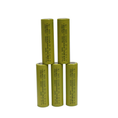 घरेलू उपकरणों के लिए उच्च निर्वहन 18650 2200mah लिथियम बैटरी