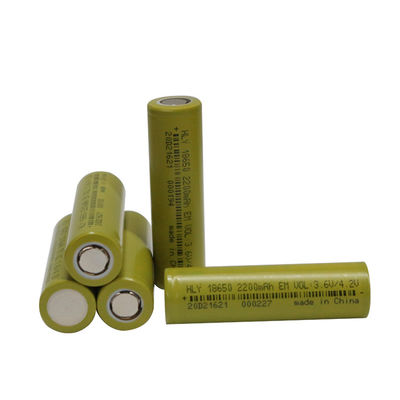 रिचार्जेबल 3.6 वी ली आयन 2200mah 18650 बैटरी उच्च सुरक्षा OEM ODM
