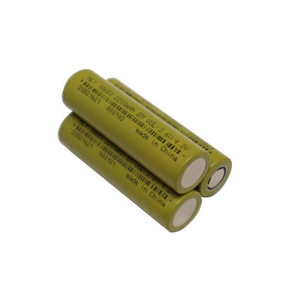 हाई पावर 2200mah 18650 बैटरी 3.6 वोल्ट लिथियम आयन बैटरी 500 चक्र