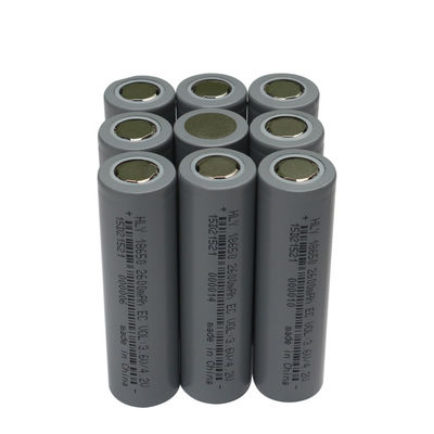 ऊर्जा भंडारण के लिए हाई पावर सेल 3.6 वोल्ट ली आयन 2600mah 18650 बैटरी
