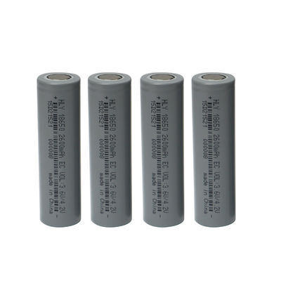 HLY लिथियम आयन बैटरी सेल 2600mah 18650 बैटरी 3.6V रिचार्जेबल BIS