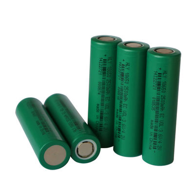 गोल्फ कार्ट के लिए अनुकूलित 18650 2500mAh रिचार्जेबल सोलर बैटरी 3.6V