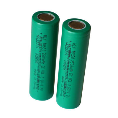 रिचार्जेबल लिथियम आयन ब्राइट लाइट टॉर्च बैटरी 18650 3.6V 2500mAh