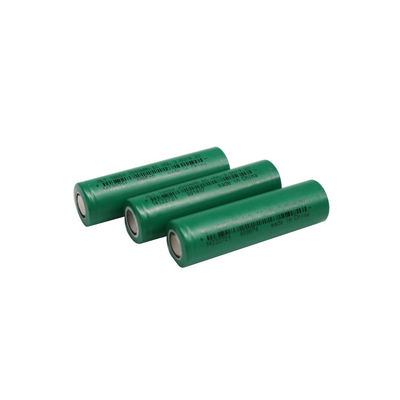 इलेक्ट्रिक वाहनों के लिए 3.6v 2500mah रिचार्जेबल ली आयन बैटरी सेल 18650