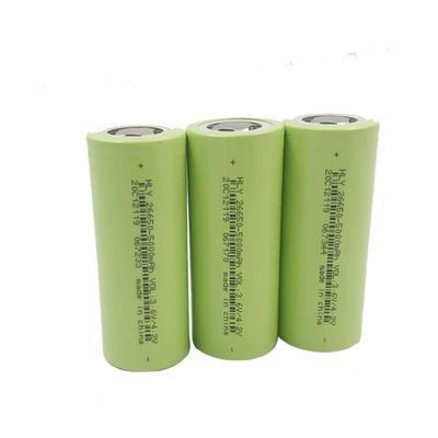 घरेलू उपकरणों के लिए 3.6V उच्च दर एनएमसी ली आयन 26650 बैटरी 5000mah