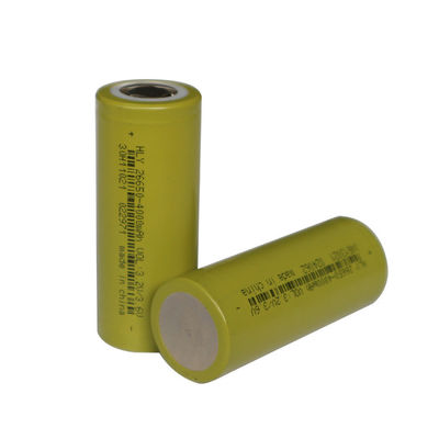 सोलर लाइट्स के लिए 4000mAh 26650 हाई कैपेसिटी 3.2 वोल्ट रिचार्जेबल बैटरी